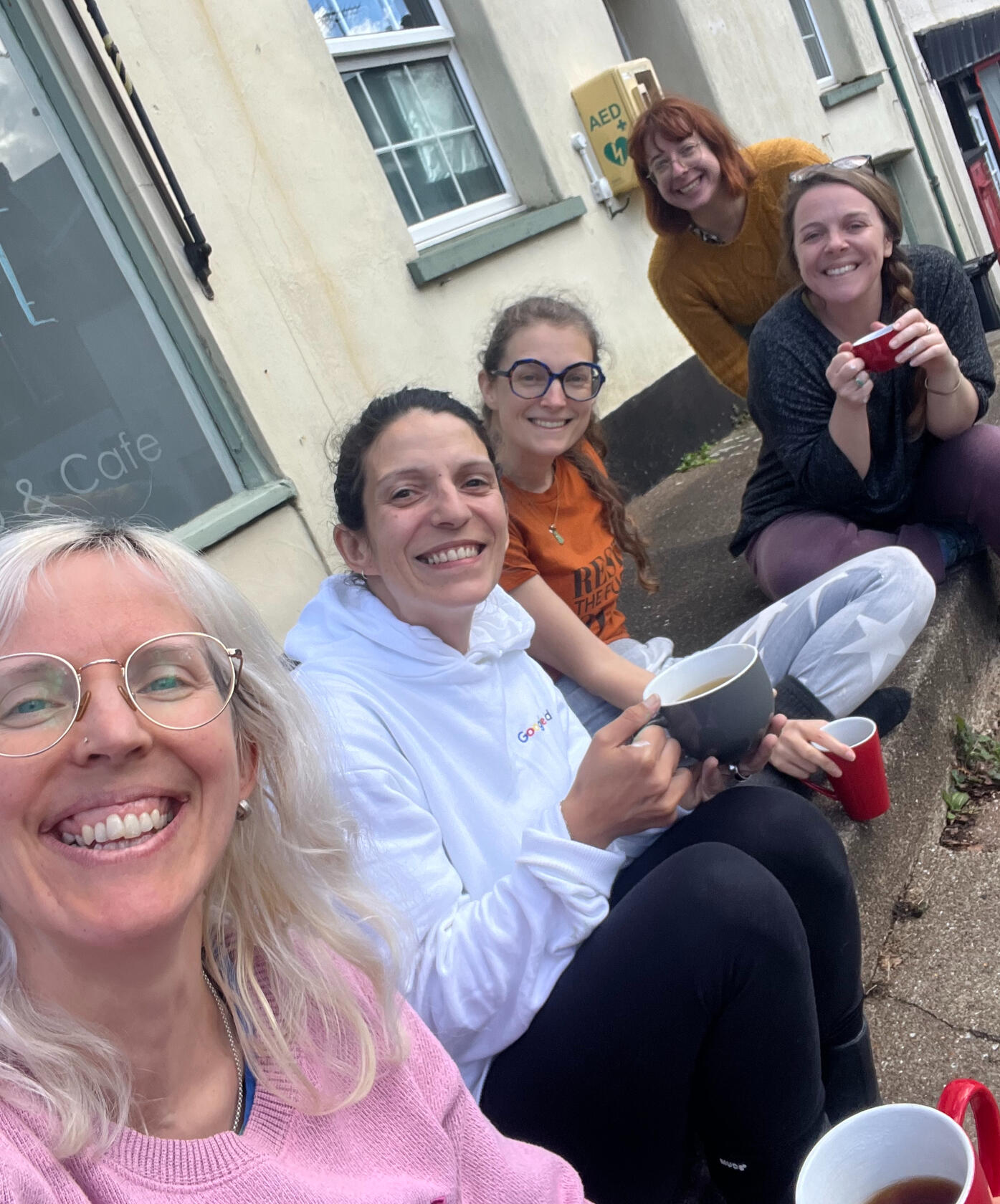Workers tea break!